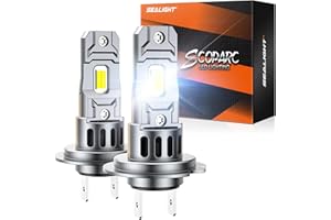 SEALIGHT Lampadine H7 Led 2024 più recenti Faro, 26000LM sostituzione alogena H7 design 1:1, plug-n-play, confezione da 2