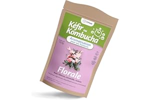 ORISAE Aromatisation pour kéfir et kombucha - 100% naturel - Infusions en seconde fermentation (Florale)