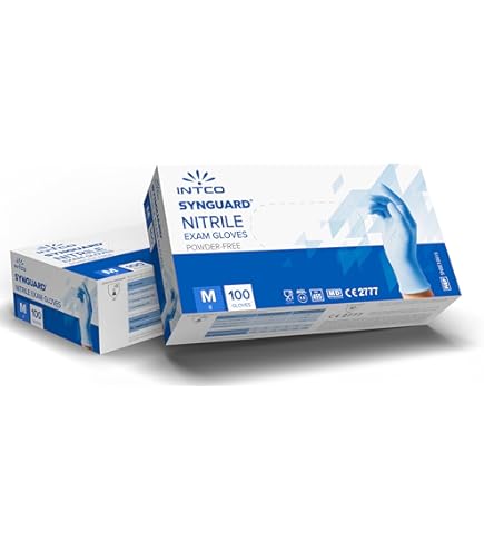 Guanti In Nitrile Senza Lattice | 100 Pezzi Monouso - Taglia XL | Ipoallergenici E Certificati CE | Per Alimenti E Medico - Foto 6