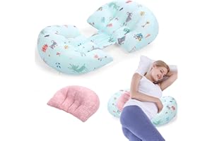 SMGBWAY Almohada de Embarazo en Forma de U para Mujeres Embarazadas, Cojín de Embarazo para Dormir, Soporte para Espalda, Caderas, Vientre para Mujeres de Maternidad, para La Cintura Cojín De Soporte