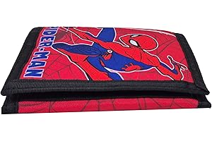 Theonoi Kinder Geldbörse Geldbeutel Portemonnaie Brieftasche für Jungen und Mädchen Zubehör für Schultüte Schulranzen (Spiderman)