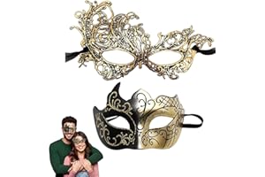 SHIFANQI Masquerade Mask for Men Women, Venetian Ball Masks for Couples, Halloween Costumes Lace Eye Mask for Party, Carnival