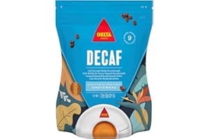 DELTA CAFÉS Delta Decaf - Café Molido - Arábicas Centroamericanas y Robustas Africanos - Notas de caramelo, vainilla y frutos secos - 220 g
