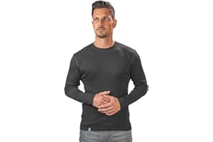 Alpin Loacker Merino Long Sleeve Shirt Men 230g/m - wykonana w 100% z wełny merynosów, termoaktywna koszula męska,Czarny M