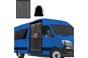 WINGFLY Mosquitera para furgoneta con magnetismo, red de insectos para Mercedes Vito, Volkswagen Transporter y Volkswagen California, cierre magnético para protección contra insectos, autocaravanas, caravanas