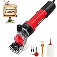 DeReliable Male 1100Watts Sheep Clipper Sheep Trimmer Pets Shearing Machine 6 Speed Adjustable Heavy Duty Machine, Multicolor (6 Months Warranty)