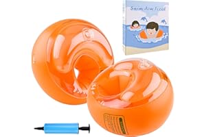 Hileyu Schwimmhilfe für Anfänger Schwimmflügel Kinder chwimmhilfe für Kleinkinder Swimsafe Gerät für Anfänger Schwimmreifen Armumfang 21-23cm Schwimmring für 1-4 Jahre Jungen Mädchen Babys