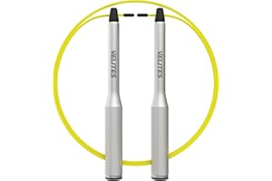 Velites - Comba Fire 2.0 Oficial de CrossFit® Games - Bolsa de Transporte Incluida - Cuerda para Saltos Simples y Dobles