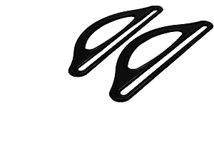 Linic Products UK Made, Long Plastic Bag Handles, 1 Pair, BLACK, Sewing, Knitting, Craft, Design, Make you own (S7792). Free UK Postage.