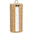 GRANNY SAYS Toilet Paper Holder, Pack of 1 Freestanding Toilet Roll Holder, Waterproof Bathroom Toilet Roll Holder, Toilet-Roll Holder, Decorative Wicker Holder Cabinet for 3 Toilet Paper Roll, Nature