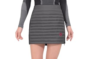 Little Donkey Andy Falda acolchada cálida para mujer, ligera, para senderismo, correr