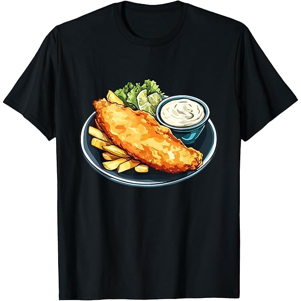I Love Fish and Chips T-Shirt T-Shirt : Amazon.co.uk: Fashion
