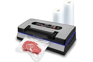 SEATAO VH5188 sigillatrice sottovuoto, 90kPa sigillatrice sottovuoto multifunzionale per alimenti secchi e umidi, alimenti e modalità estese.