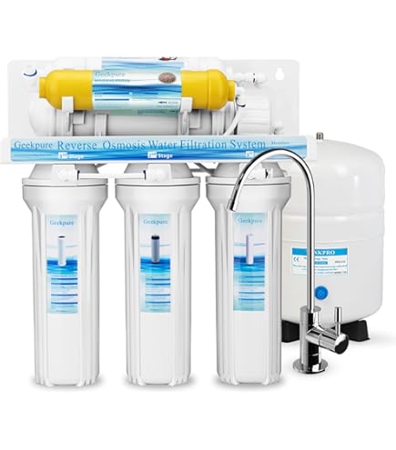 Naturewater Membrana Osmosi Inversa, Capacità Di Filtrazione 400 GPD 1500 L/giorno, Per - Foto 14