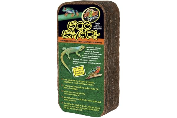 Zoo Med Eco Earth 1 Brique pour Reptile/Amphibien