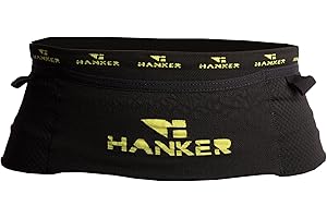 HANKER Ceinture Hydratation Running Sac Banane Étanche - Porte‑Téléphone Anti‑Rebond - Unisexe Course, Trail & Gym