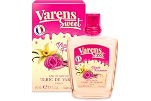 ULRIC DE VARENS - Eau de Parfum Varens Sweet Vanille Framboise - Gourmand, Framboise, Vanille - Parfum Femme - Vaporisateur - Made in France - 50 ml