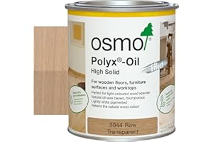 Osmo Polyx®-Oil Effect- Hard Wax Oil 3044C, Raw Matt, 750ml - Durable Wood Oil for Wooden Furniture, Water-Resistant Floor Wax, Wood Treatment & Wood Finish - Ideal for Oak, Pine, Spruce, Beech & More