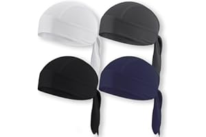 Wisolt Bandanas pour Hommes et Femmes Foulard Bandeau Respirant pour Vélo Course à Pied et Moto