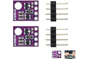 2 Styck BME280 Sensor, BME280 Sensormodul I2C/SPI 5V, Temperatur Fuktighet Tryck Sensor, Precis och Låg Förbrukning, Kompatib