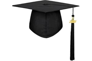 Luclay Graduation Cap Adult, Graduation Hat, Adjustable University Degree with Tassel Academic High School Bachelor Cardboard Graduate Party Congratulations for Bachelor Graduation Ceremony, 3 Colours