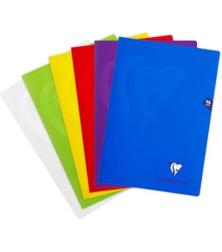 Pack De 4 Libretas Grappadas A4 - 48 Hojas Rayadas, Papel 90 G, Marca UNIQUE