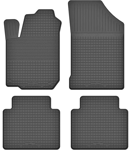 QUEMAR Tappetini Auto compatibili con Lancia Musa 2004-2012 / Kit Tappeti in Moquette e Gomma su Misura (Set 2 Anteriori + 2 Posteriori) / Ricami e Colori Personalizzati (0 Ricami, Bordo Verde