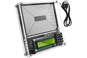 KTCINA 7,83 Hz Schumann-Resonanzgenerator mit Schutzhülle 0.1~30000 Hz Ultra Heilung USB Schumann-Resonanz-Sinuswellengenerator 15x15cm Impulsgenerator Frequenzgenerator Schumann Frequenz Generator (Schwarz)