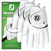 Footjoy WeatherSof Men's Golf Gloves, Pack of 3