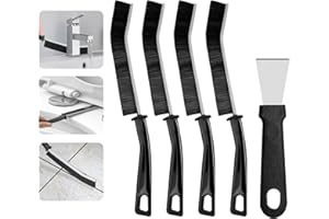 ‎YEFUN Yefun Hartborsten, Fugenbürste Eckenreinigungsbürste, 4 Stück, Spaltreinigungsbürste, Reinigungsbürste, Reinigungswerkzeuge für die Tiefreinigung von Küche, Bad, Spüle, Toilette, Fenster