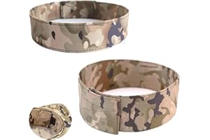 ArrErr 2 Pack Cadet Army Cap Inserts Shapers Patrol Caps Shaper Insert Brim Band for Washed Cotton Military Cadet Army Caps Everyday Flat Top Military Hat Combat Cap Soldier Theme Party Favor Hats