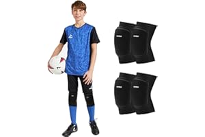 EULANT 2 pary ochraniaczy na kolana do siatkówki dla dzieci i dorosłych, miękkie sportowe ochraniacze na kolana, ochronne nakolanniki do tańca zapasy artystyczna gimnastyka łyżwiarstwo hulajnoga rugby, oddychający rękaw na kolana