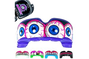 BLOODSHOT Protector bucal para encías | Funda de transporte ventilada incluida | MMA UFC Rugby Hockey Karate Boxing | Fácil ajuste personalizado | Adultos hombres mujeres | Jóvenes Junior Niños Niñas