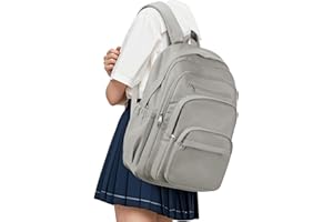 suradar Schulrucksack Teenager Mädchen Laptop Rucksack, Rucksack Laptop Tasche 14 Zoll, Rucksack Damen Wasserdicht, Backpack Daypack für Schule, Fahrradfahren, Freizeit und Reise