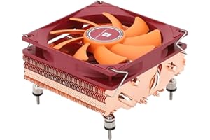 Thermalright AXP-90 X47 Full Copper Low Profile CPU Air Cooler with Quite 90mm TL-9015R PWM Fan, 4 Heat Pipes, 47mm Height, for AMD AM4/Intel LGA 1150/1151/1155/1156/1200