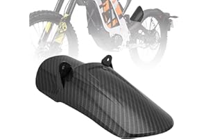 IUVWISN EBike Rear Fender Mudguards Mud guards Carbon Fiber Pattern for Surron Sur Ron Light Bee X S LBX Electric Dirt Bike
