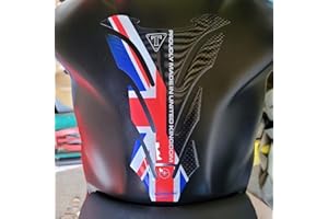 labelbike - Adesivo 3D Moto Paraserbatoio Protezione e Decorazione in Resina compatibile con Triumph Union Jack