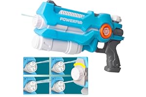YIYAYOO Big Water Gun Powerful Water Pistol for Kids Adults 40ft Long Range Large Water Blaster Super Soaker Water Gun, Summer Outdoor Beach Pool Watergun Shooter Water Squirter Toys for Kids