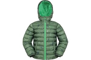 Mountain Warehouse Seasons Manteau Imperméable pour Fille Et Garçon - Doudoune Rembourrée Et Légère À Capuche pour Enfant, Veste d'hiver Matelassée pour Garçon Et Fille