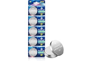 BEIDONGLI CR2450 Pile Bouton au Lithium 3V CR 2450 Pack de 5【5 Ans Garantie】 (CR2450-5p)
