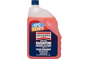 AREXONS Protettivo Radiatori Pluri-Stagione, Protezione Antiebollizione Estiva per Motori Moderni, Efficace Fino a +118°C, Adatto a Rabbocchi e Miscelazioni, 2L