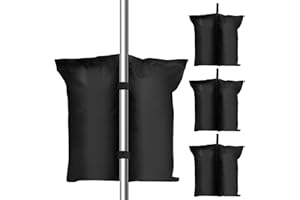 Hopton 4 Stück Pavillon Sandsäcke, Pavillon Gewichte, 800D Oxford Sandsack Beschwerung, Doppelgenähte Sandsäcke zum Befüllen Beschweren, Sandsack für Pop-Up-Zelt Garten Regenschirm Vordach