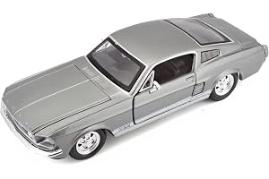 Maisto 531260 Ford Mustang GT ´67 modellbil i skala 1:24, färgsorterad, 20 cm