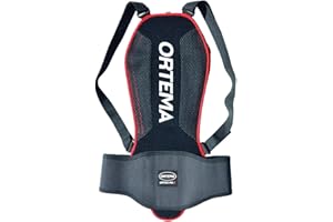 ORTEMA Ortho-Max Light - Paraschiena unisex leggero e regolabile, livello 1 per sci e snowboard, ciclismo, sport acquatici e altro