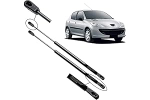 Ramor Strutz 2x Molle a Gas Compatibile con Peugeot 207 2006-2015 WA WC. Ammortizzatore Pistoncini Cofano Posteriore Sostituzione per 8731L7 e altri.