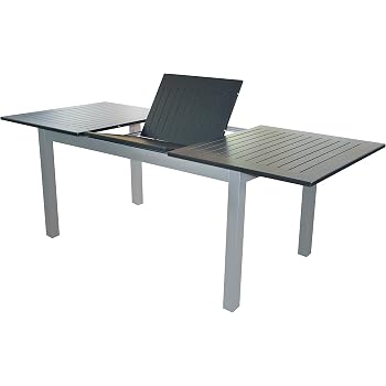 Amazon.de: XXL Voll Aluminium Auszieh-Gartentisch "Detroit ...