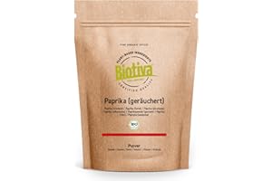 Peperone piccante affumicato in polvere Bio 100g | 100% qualità biologica | per buongustai e conoscitori | confezionato e controllato in Germania | Biotiva