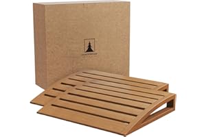 Northwood Sauna - Sauna Headrest - Handmade from Canadian Red Cedar Wood - Ergonomic Neck Support Pillow (2 Pack)