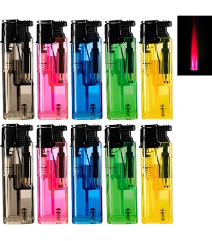 Turbo Sturmfeuerzeug Mit Roter Jet-Flamme – Rubber Soft Touch, Transparent Matt & Regulierbar