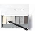Technic Smokey Eyeshadow Palette - 6 Pigmented, Professional, Long Lasting and Blendable Matte & Shimmer Shades For the Perfect Smokey Eye Look. True Grey, Silver and Charcoal Shades. 7.2g